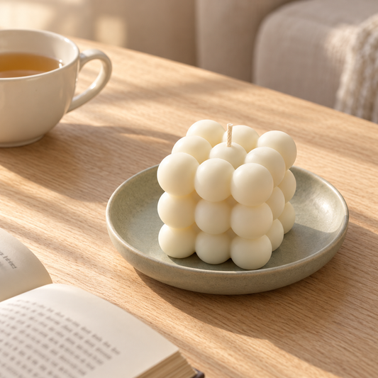 Bubble Cube Scented Candle – 155 g - ORYAORI