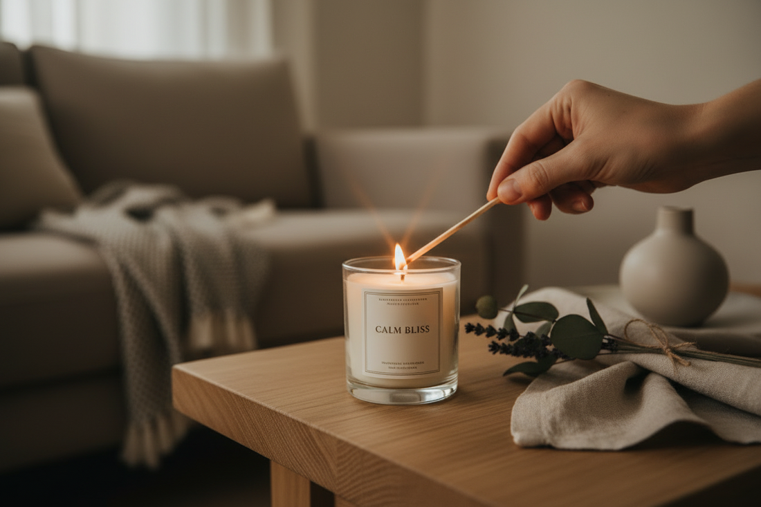 The ritual of lighting a candle