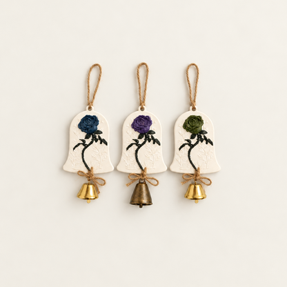 Rose Bell Scented Plaster Ornament - ORYAORI