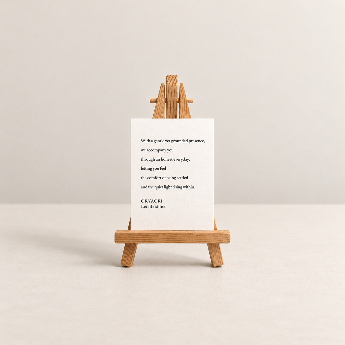 Mini Wooden Display Easel - ORYAORI
