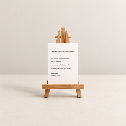 Mini Wooden Display Easel - ORYAORI
