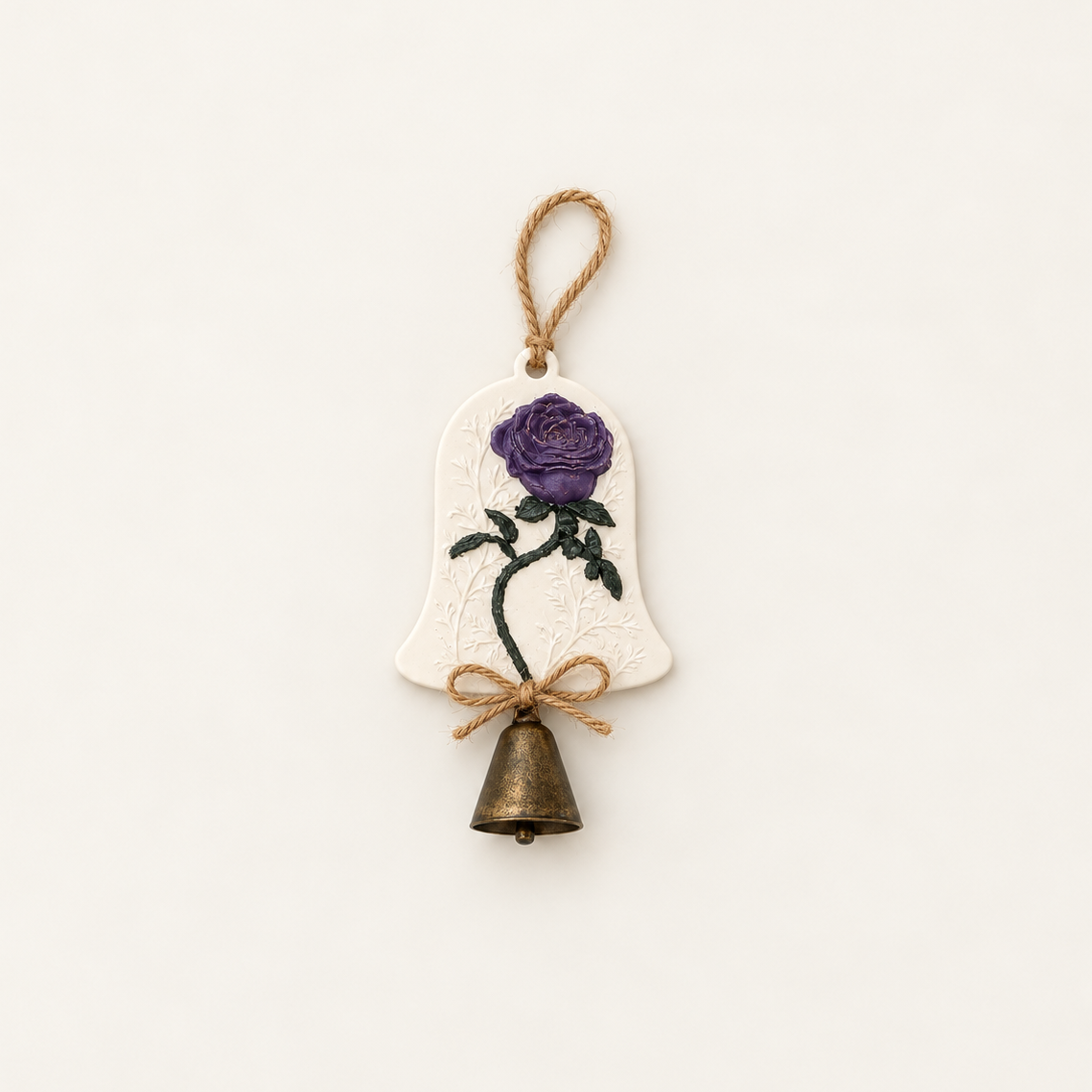 Rose Bell Scented Plaster Ornament - ORYAORI