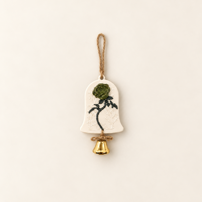 Rose Bell Scented Plaster Ornament - ORYAORI