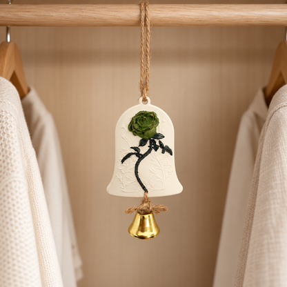 Rose Bell Scented Plaster Ornament - ORYAORI