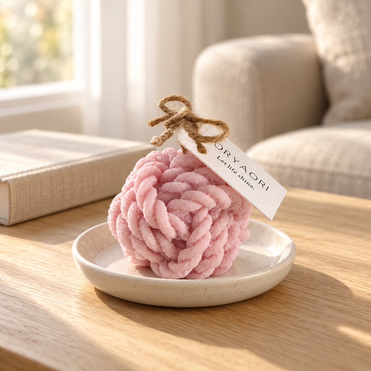 Yarn Ball Scented Candle – 70 g - ORYAORI
