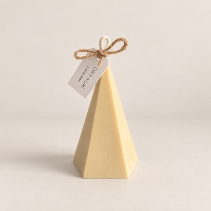 Faceted Pyramid Scented Candle – 150 g - ORYAORI