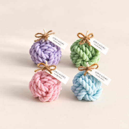 Yarn Ball Scented Candle – 70 g - ORYAORI