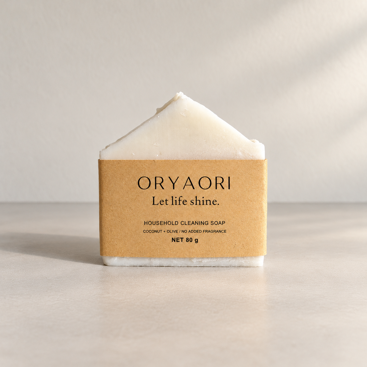 Dish & Laundry Soap Bar – Coconut & Olive, 80 g - ORYAORI