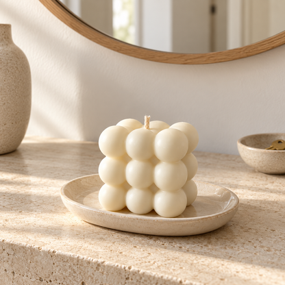 Bubble Cube Scented Candle – 155 g - ORYAORI