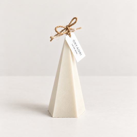 Faceted Pyramid Scented Candle – 150 g - ORYAORI
