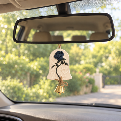 Rose Bell Scented Plaster Ornament - ORYAORI