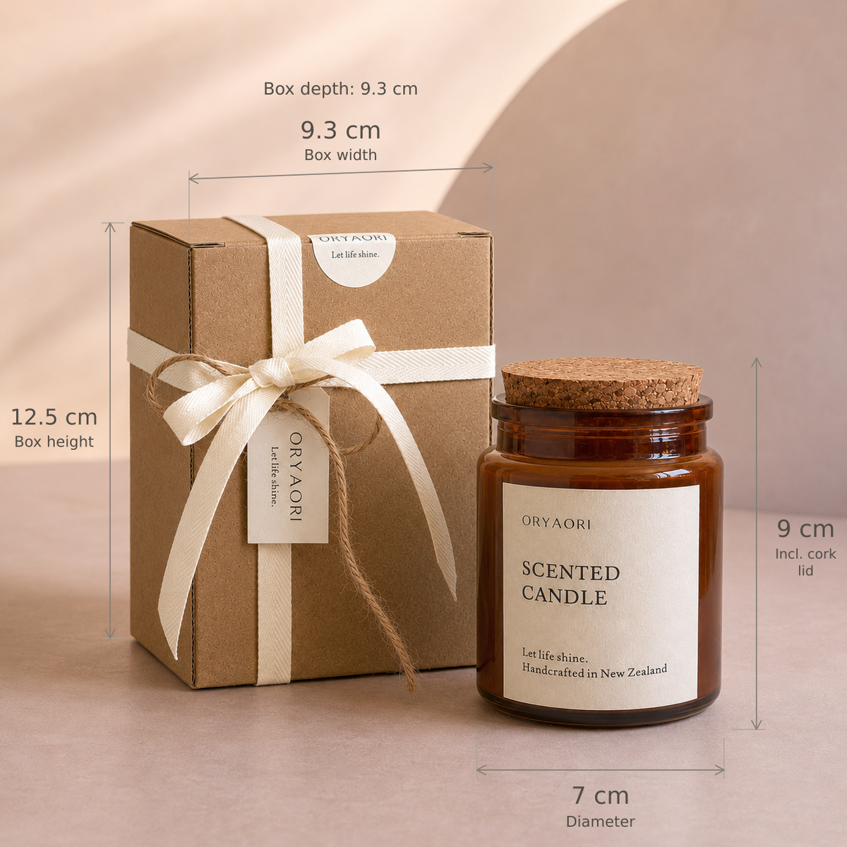 Terrace at Dusk — Scented Candle, 180 g - ORYAORI