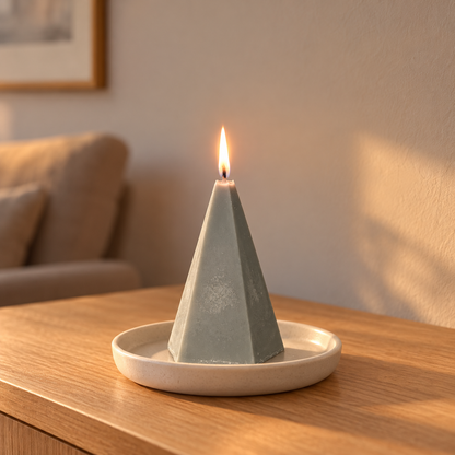 Faceted Pyramid Scented Candle – 150 g - ORYAORI